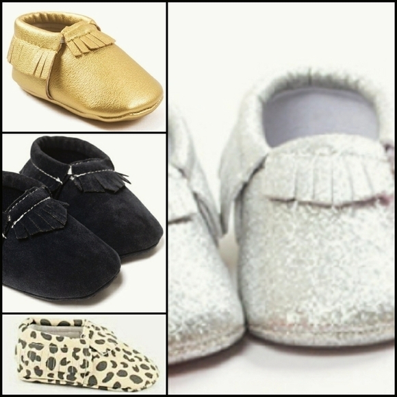 NEW! ROMIRUS Baby Boho Moccasin Shoes. - Picture 1 of 5